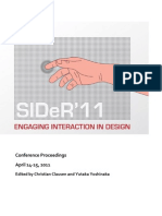 SIDeR2011 Proceedings