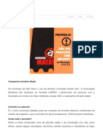 AMIANTO MATA! - Secretaria Municipal Do Verde e Do Meio Ambiente - Prefeitura Da Cidade de São Paulo