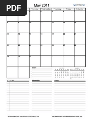 Monthly Planner