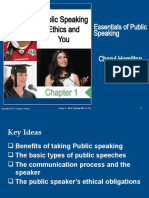 CHP 1 Public Speaking Ethics