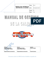 Manual de Calidad de MM CALCETINES V-04