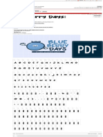 Blueberry Days - Font