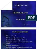 Lecture 14 Raising Finance