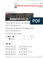Poster Break Font