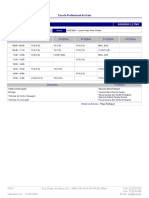 Horário letivo de Luana Filipa para 2021/2022