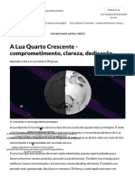 Lua Quarto Crescente - Saiba o que fazer durante esta fase da lua - Astrolink