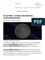 Lua Nova - Saiba o Que Fazer Durante Esta Fase Da Lua - Astrolink