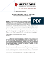 Profissão Docente No Piauí (1929 A 1951)