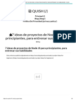 7 Ideas de Proyectos de Node JS para Principiantes, para Entrenar Sus Habilidades - Blog