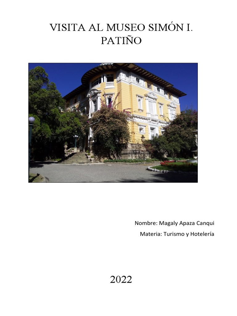 Visita al Museo Simón I. Patiño | PDF | Museo
