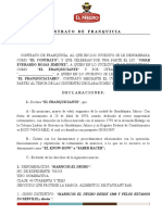 Contrato de Franquicia El Negro en Blanco