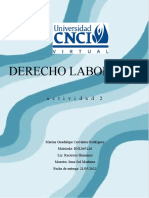 Actividad 2, Derecho Laboral