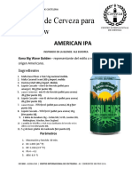 Recetas de Cerveza para Hombrew: American Ipa