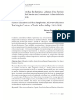 A Educação Científica Das Periferias Urbanas Uma Revisão Sobre o Ensino de Ciências em Contextos de Vulnerabilidade Social (1985-2018)