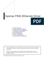 Sysmac FINS (Ethernet) Driver: Omron
