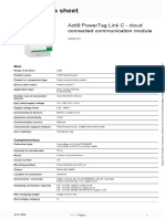 Acti9 PowerTag Link C - cloud connected communication module specs