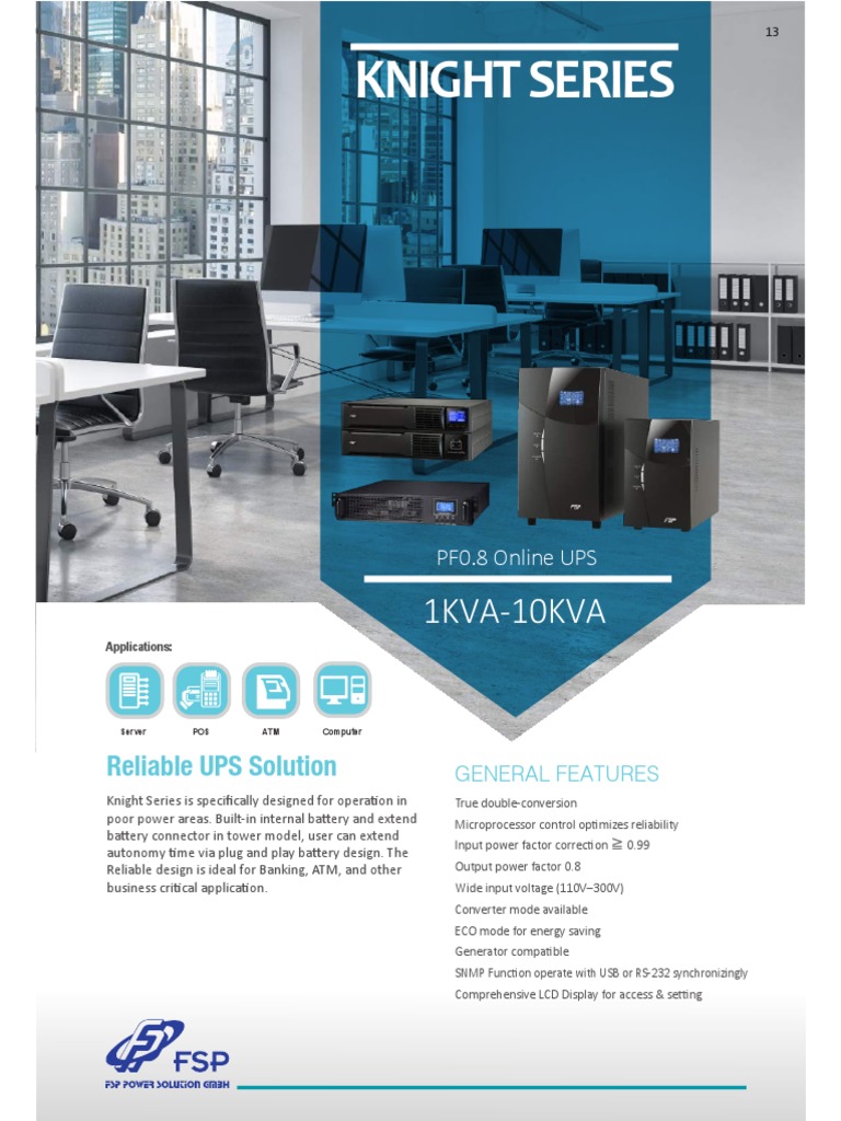 Knight Series: 1KVA-10KVA | PDF | Power Inverter | Alternating Current