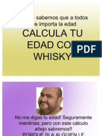 Calculadora de Whisky - IMPRESIONANTE