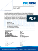 Isonem Thermal Paint: Technical Data Sheet