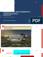 Sesion 1 Derecho Del Procedimiento Administrativo