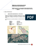 Informe Situacion Actual de La Infraestructura Existente