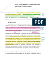 A Contribuição Dos Jogos Dramáticos No Processo de Alfabetização E Letramento