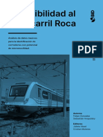 Accesibilidad Al Ferrocarril Roca Analisis de Datos Masivos para La Identificacion de Corredores Con Potencial de Micromovilidad