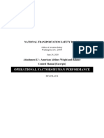 Operational Factors Human Performance Attachment 13 - American Airlines Weight and Balance Control Manual (Excerpts) - Rel