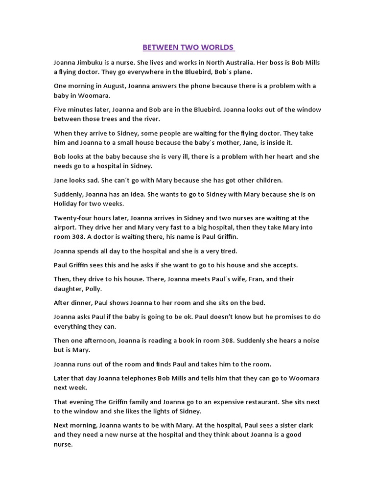 Between Two Worlds Pdf