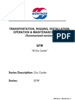 Transportation, Rigging, Installation, Operation & Maintenance Manual (Summarized Version)