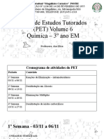 PET Complementar Volume 6 (Química) 3º EM