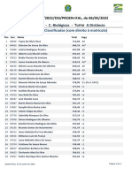 Edital 20/2022/DSI/PROEN-IFAL classificados curso A Distância