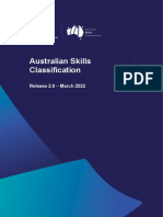 Australian Skills Classification Release 2.0 Report March 2022