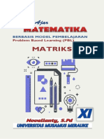 Materi Ajar Matriks Kelas Xi