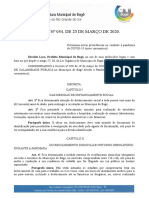 Decreto determina novas medidas contra COVID-19 em Bagé