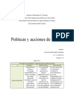 Políticas y acciones de CT&S en Venezuela