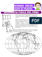 Geografia Fisica Del Peru para Cuarto de Primaria