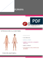 1.1 Introducciòn A La Anatomìa Humana