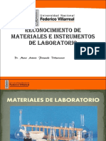 Reconocimiento de Materiales e Instrumentos de Laboratorio