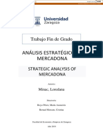 Analisis Estrategico de Mercadona