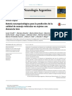 Batería Neuropsicológica para El Manejo Vehicular