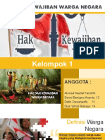 Hak Dan Kewajiban Warga Negara Indonesia - Kelompok 1 - Kelas Xii Mipa 3 - Bab 1 - Absen 3 11 12 14