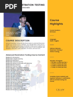 Course Highlights: Advanced Penetration Testing