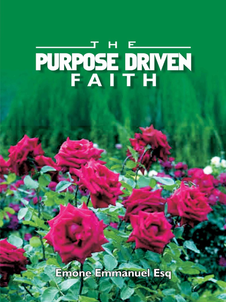 Purpose Drive Faith Devotional New | PDF