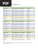 NUS Academic Calendar 2025/26 | PDF