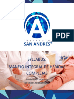 Syllabus Septiembre Manejo Integral de Heridas Complejas 80 HRS