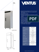 Cooler Freezer Vertical 1 Puerta - VFREEZ-600BEN