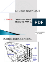 Tema 2 - Espesores de Plancha en Casco