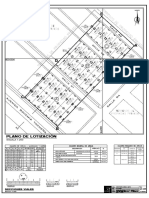 Plano de Lotización: ESCALA 1:250