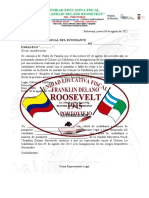 U.E.F. ROOSEVELT -AUTORIZACIÓN - INAUGURACION DE LOS JUEGOS NACIONALES Leticia